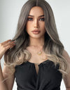 13*1" Full-Machine Wigs Synthetic Long Straight 24"