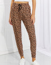 Leggings Depot Full Size Spotted Downtown Leopard Print Joggers