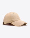 Distressed Adjustable Baseball Cap