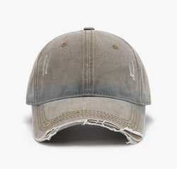 Distressed Washed Adjustable Baseball Cap