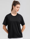 Round Neck Short Sleeve Active Top