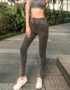 Zip High Waist Skinny Pants