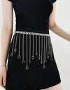 Fringe Chain Alloy Belt