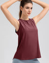 Round Neck Wide strap Active Tank