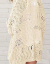 Openwork Long Sleeve Cardigan