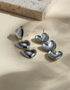 Stainless Steel Heart Earrings