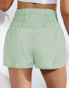 Breathable Smocked Sports Shorts