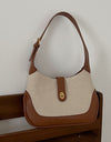 Adored Contrast Canvas Shoulder Bag