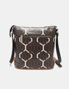 Nicole Lee USA Geometric Pattern Crossbody Bag