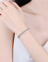 3.2 Carat Moissanite 925 Sterling Silver Bracelet