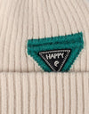 HAPPY Contrast Beanie