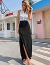 Slit Maxi Skirt