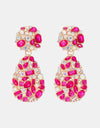 Teardrop Shape Zinc Alloy Dangle Earrings