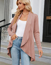 Open Front Long Sleeve Cardigan