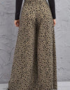 Animal Print High-Rise Culottes