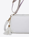 PU Leather Tassel Crossbody Bag