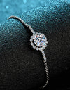 1 Carat Moissanite Chain Bracelet