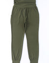 High-Rise Wide Waistband Joggers