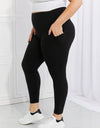 Leggings Depot Full Size Strengthen and Lengthen Reflective Dot Active Leggings