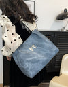 Bow Polyester Medium Tote Bag