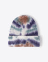 Tie-Dye Ribbed Knit Beanie