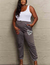 Simply Love Simply Love Full Size Drawstring Heart Graphic Long Sweatpants