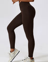 Slim Fit Wide Waistband Sports Leggings