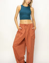 HYFVE Drawstring Cargo Wide Leg Pants