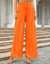 Drawstring Wide Leg Pants