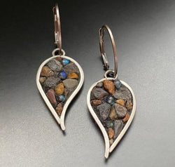 Natural Stone Dangle Earrings