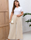 Tied Wide Leg Pants