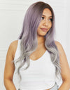 Elegant Wave Full Machine Synthetic Wigs in Purple 26''