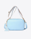 PU Leather Tassel Crossbody Bag