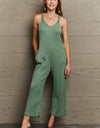 HEYSON Don't Get It Twisted Full Size Rib Knit Jumpsuit