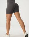 High Waist Wide Waistband Active Shorts