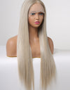 13*2" Lace Front Wigs Synthetic Long Straight 27" 150% Density