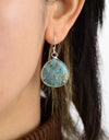 Natural Stone Teardrop Earrings