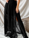 Slit High Waist Maxi Skirt