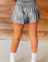 Smocked High Waist Shorts