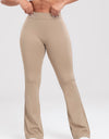 Ruched High Waist Bootcut Active Pants