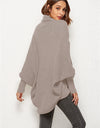 Open Front Batwing Sleeve Cardigan