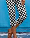 Checkered Skinny Capris