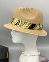 Short Brim Jute Cloth Hat