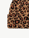 Leopard Pattern Cuffed Beanie