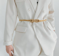 Knot Buckle Metal Belt