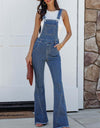 Raw Hem Denim Overall