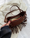 Fringe Detail Crossbody Bag