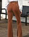 High Waist Corduroy Flare Pants