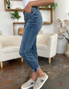 Judy Blue Full Size Cuffed Hem Slim Jeans