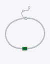 Adored 1 Carat Lab-Grown Emerald Bracelet